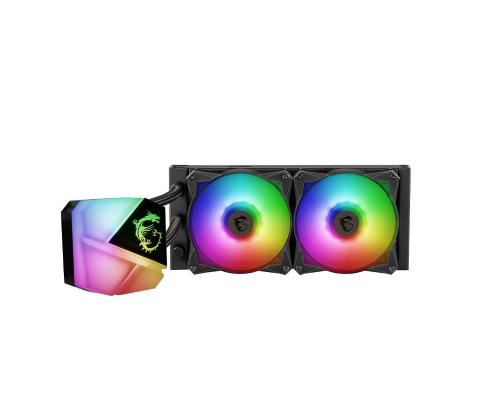 MSI MAG CORELIQUID A13 240 DISSIPATORE A LIQUIDO VENTOLA CON CUSCINETTI RIFLE ARGB GEN 2 SOCKET 1150, 1151, 1155, 1156, 1200, 1700, AMD AM5, AMD AM4 NERO